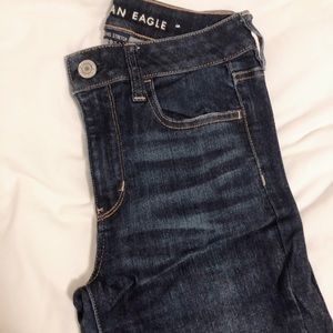 High Rise Ankle Skinny Jeans